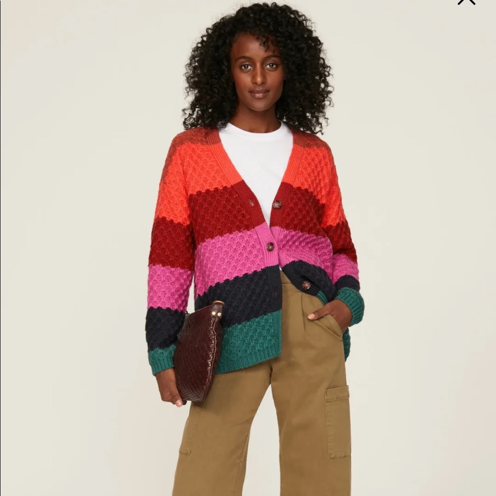 Marine Layer Oversized Striped Sweater